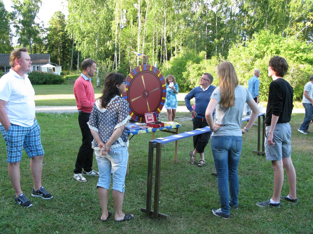 Chokladhjulet var som vanligt en succé. Dock så gick försäljningen lite sämre än på midsommar.