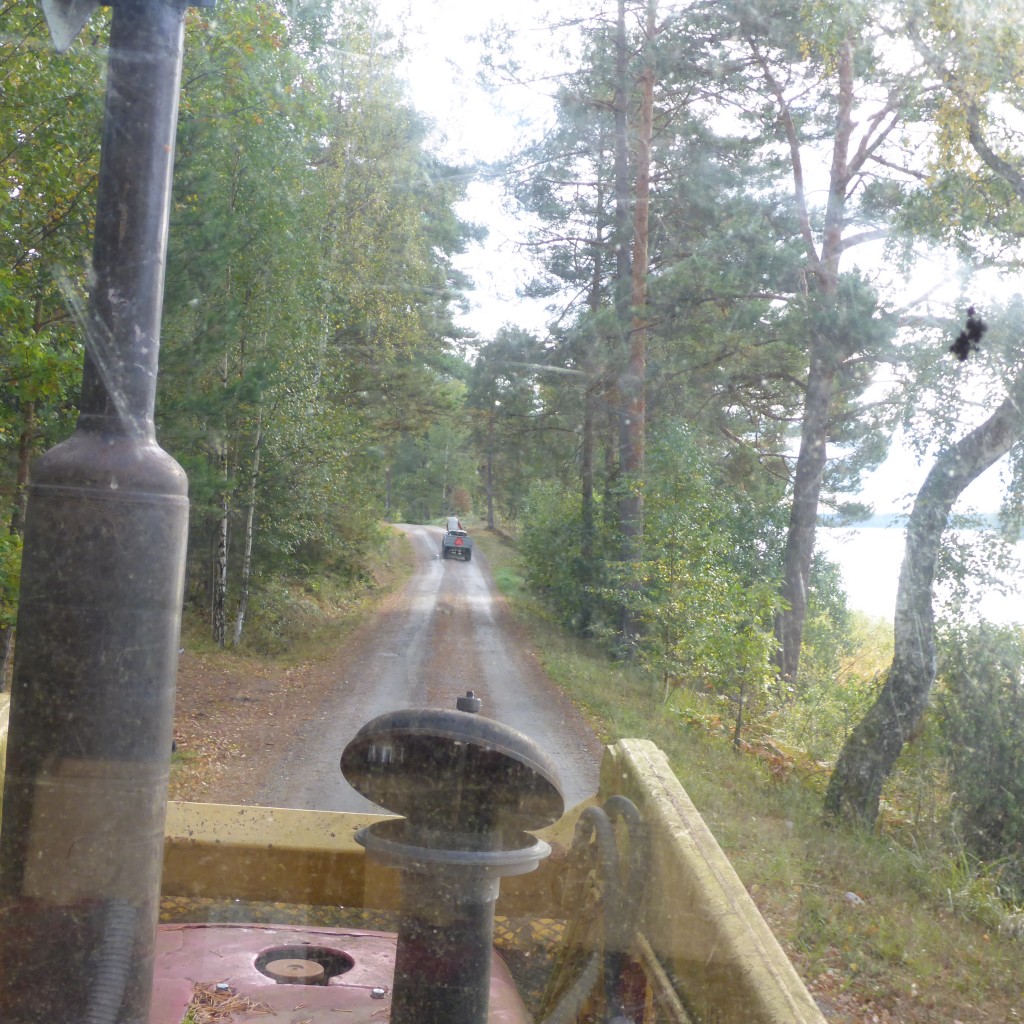 Vi lagade de sista groparna innan vintern så att vägen ska vara tipptopp när vinterväghållningen börjar. 