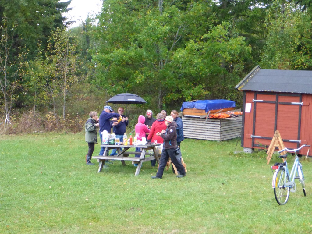 Tyvärr så valde vädret att bli sämre när det var dags för lunch.